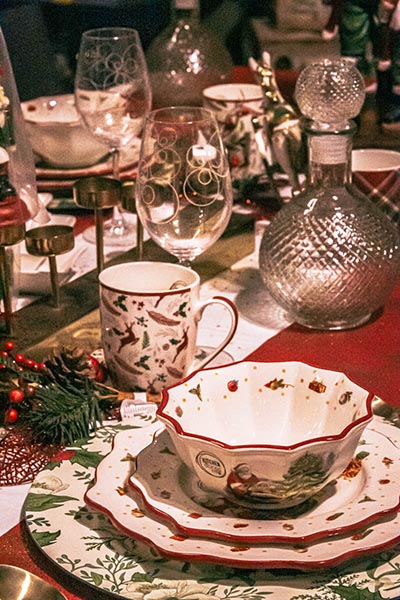 Marché de Noël 2022 - décos de tables chics et vintages